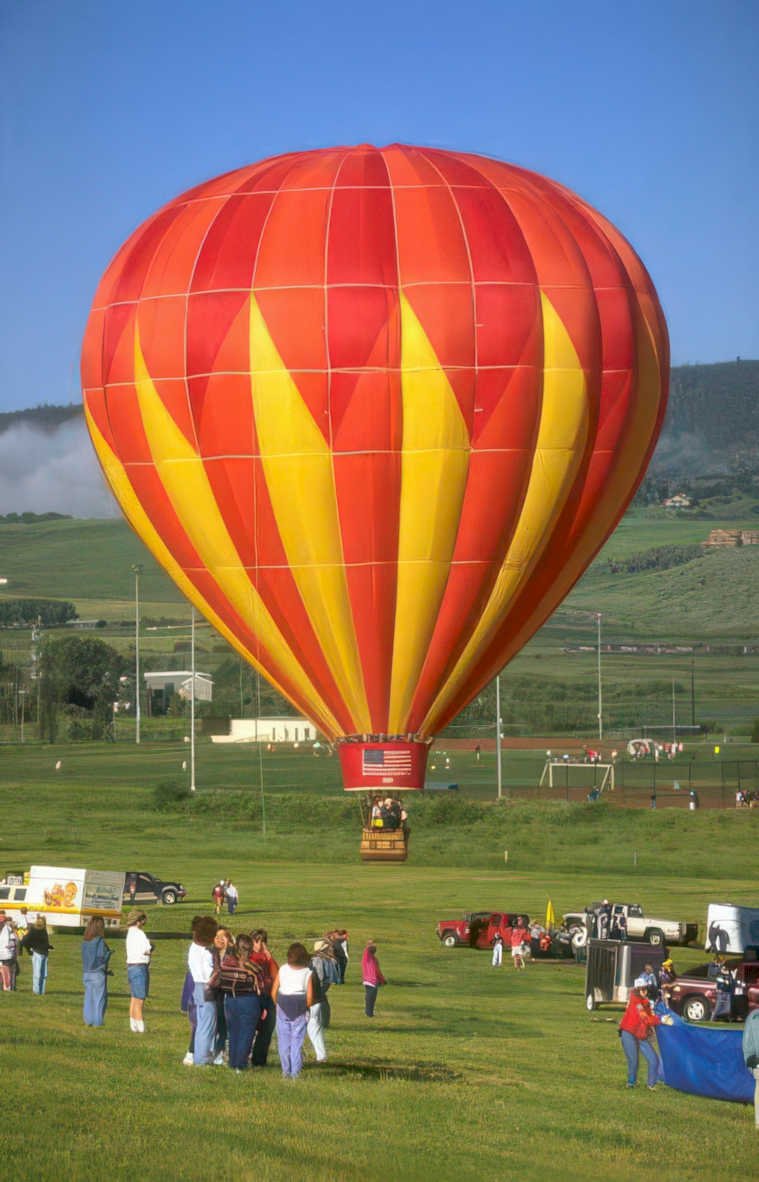 hot air balloon 32 Vintage A4 Photo Print
