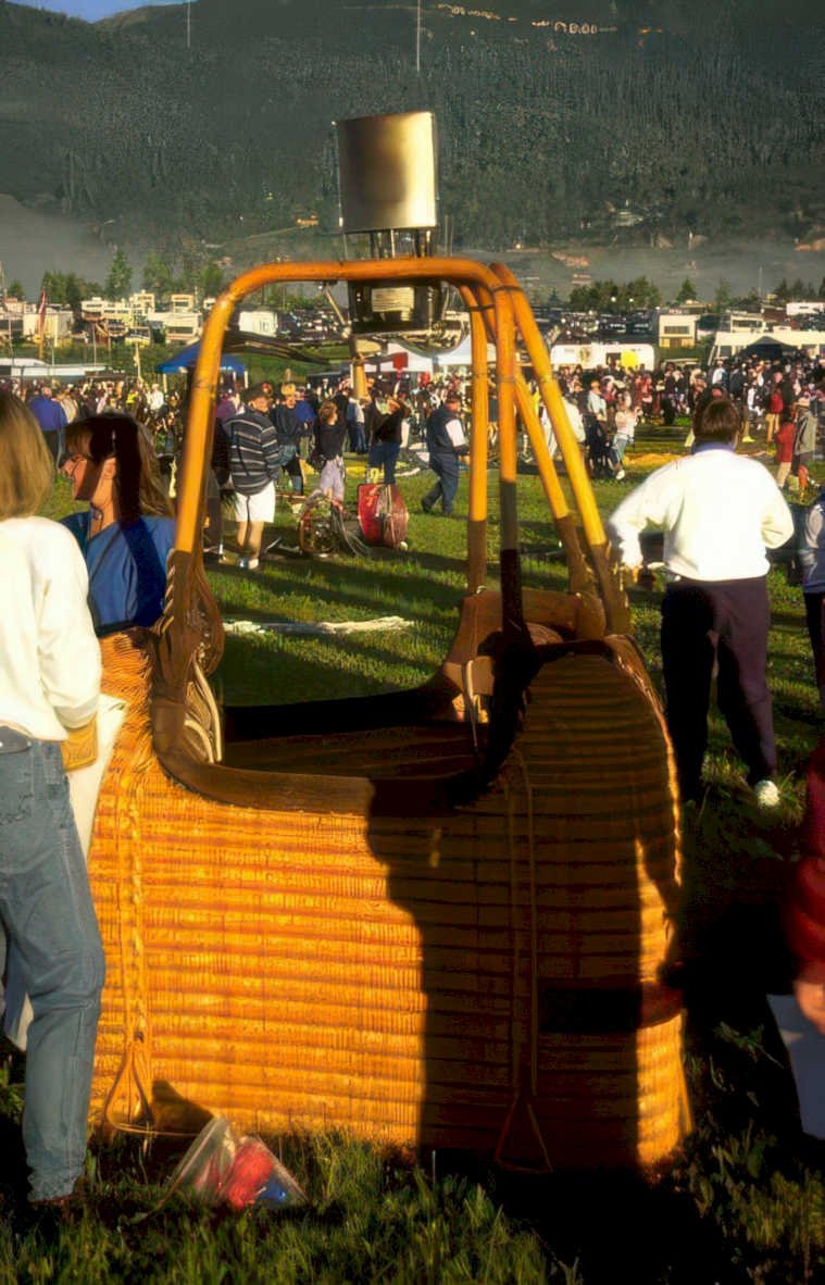 hot air balloon 36 Vintage A4 Photo Print