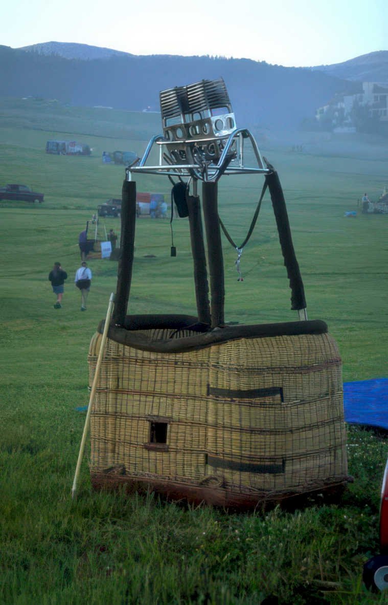 hot air balloon 37 Vintage A4 Photo Print