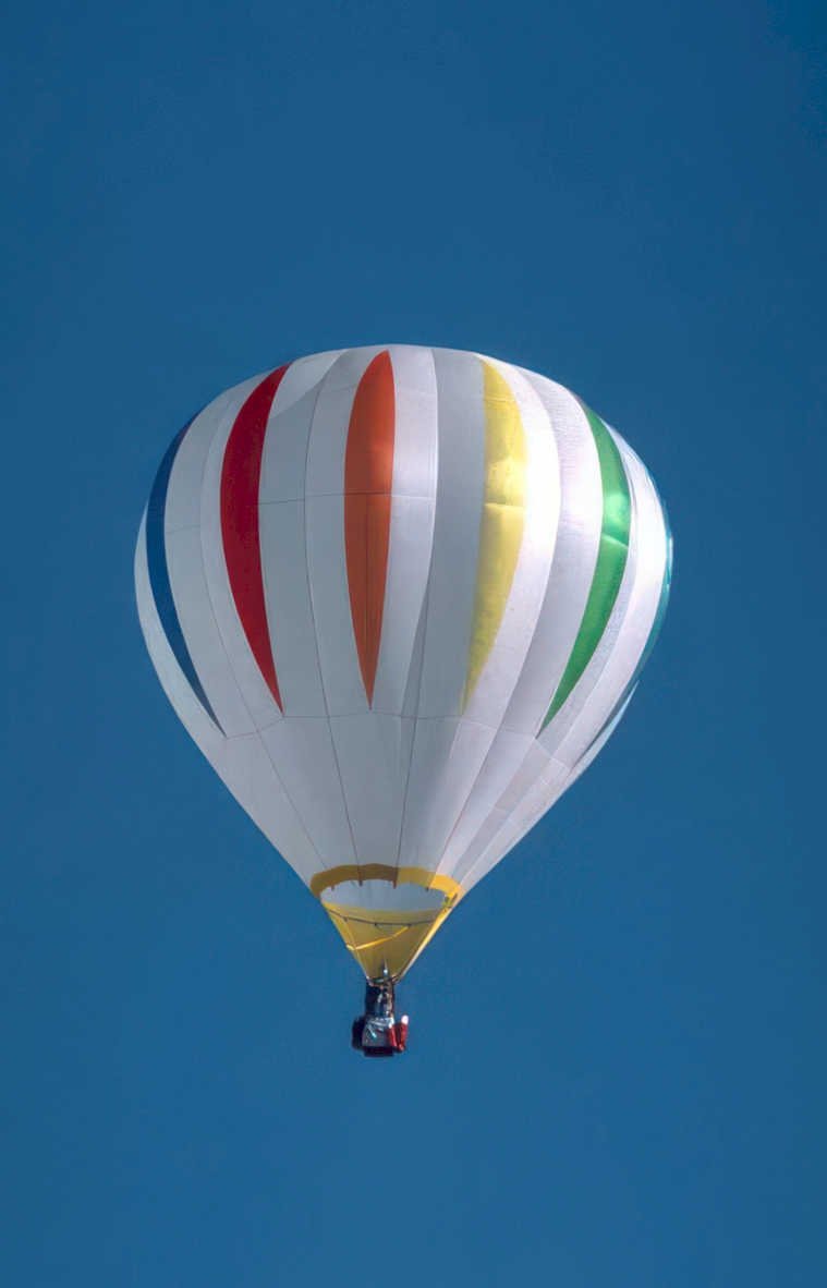 hot air balloon 44 Vintage A4 Photo Print