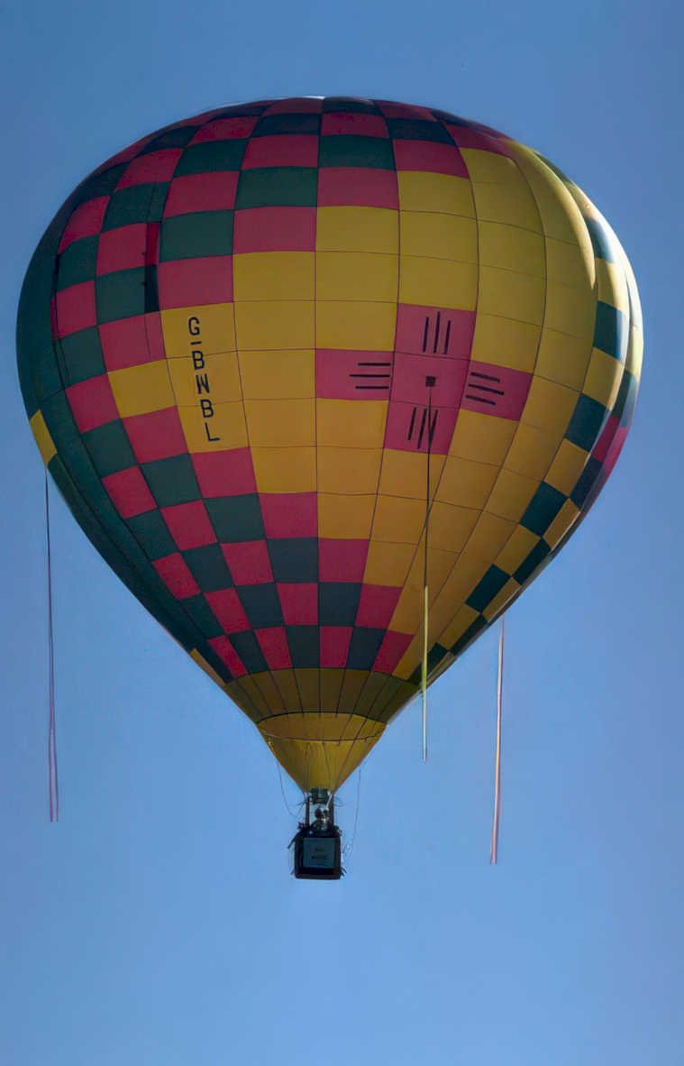 hot air balloon 46 Vintage A4 Photo Print
