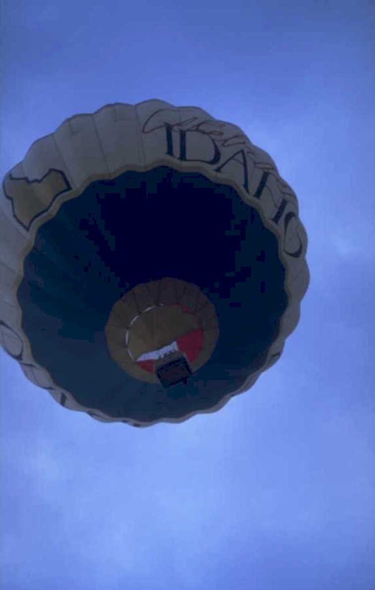hot air balloon 5 1980s 1990s A4 Photo Print