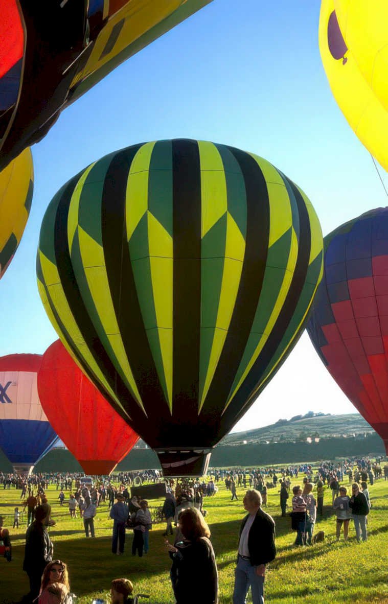 hot air balloon 53 Vintage A4 Photo Print