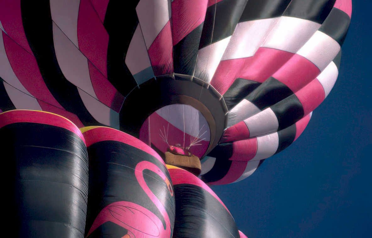 hot air balloon 54 Vintage A4 Photo Print