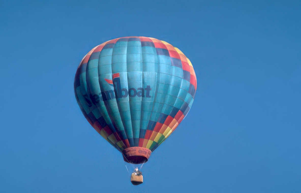 hot air balloon 55 Vintage A4 Photo Print