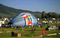 hot air balloon 6 Vintage A4 Photo Print