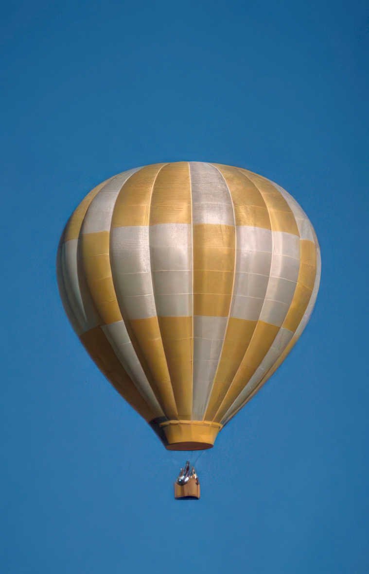 hot air balloon 61 Vintage A4 Photo Print