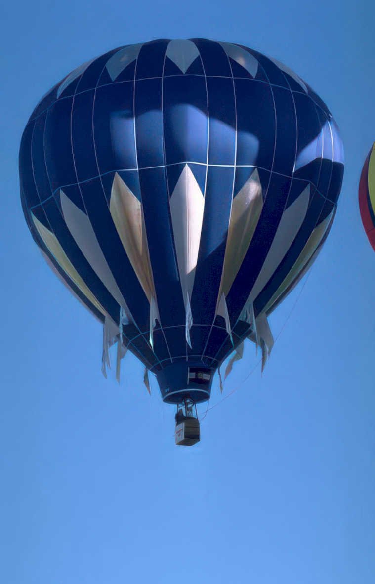 hot air balloon 63 Vintage A4 Photo Print