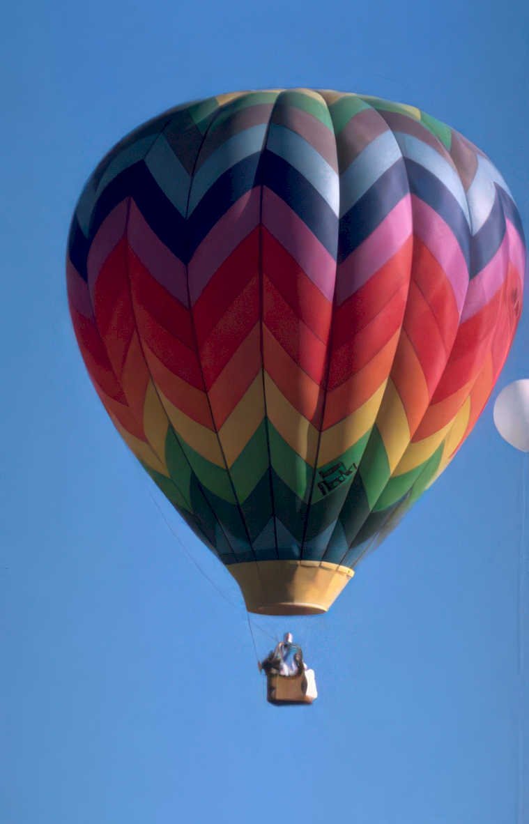hot air balloon 65 Vintage A4 Photo Print