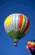 hot air balloon 7 Vintage A4 Photo Print