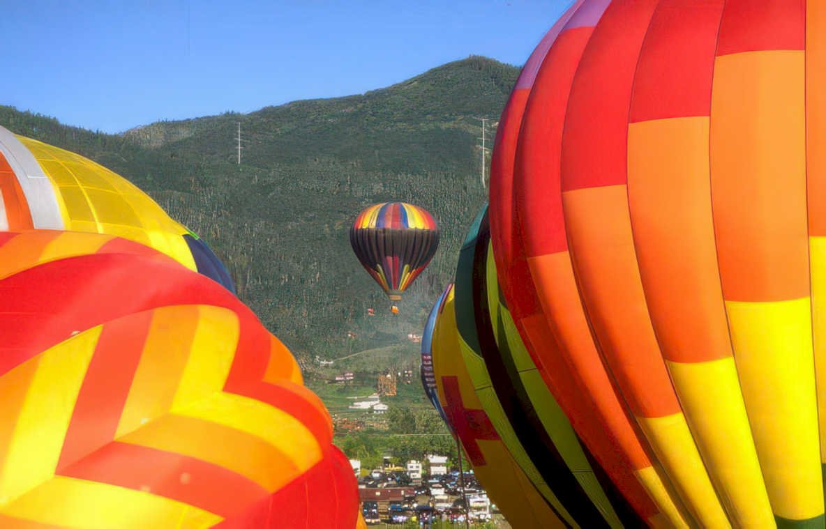 hot air balloons 12 Vintage A4 Photo Print