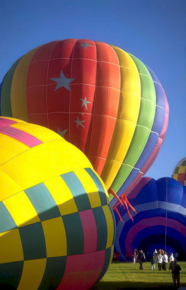 hot air balloons 15 Vintage A4 Photo Print