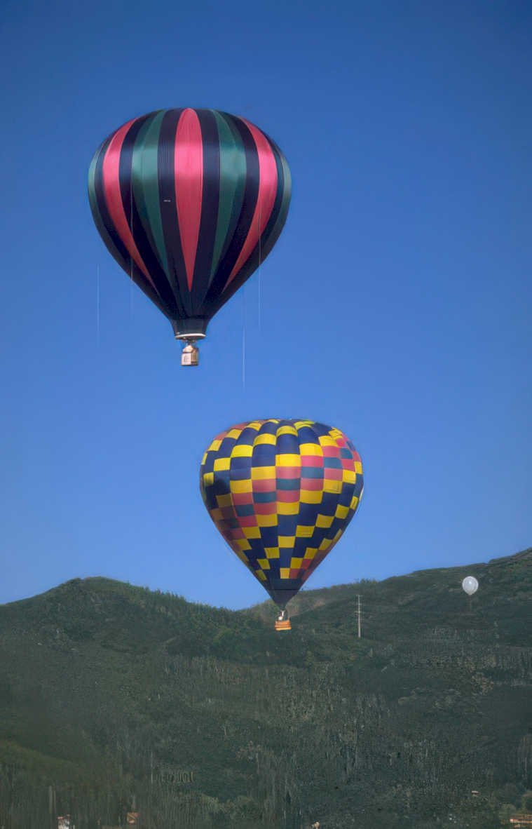 hot air balloons 18 Vintage A4 Photo Print