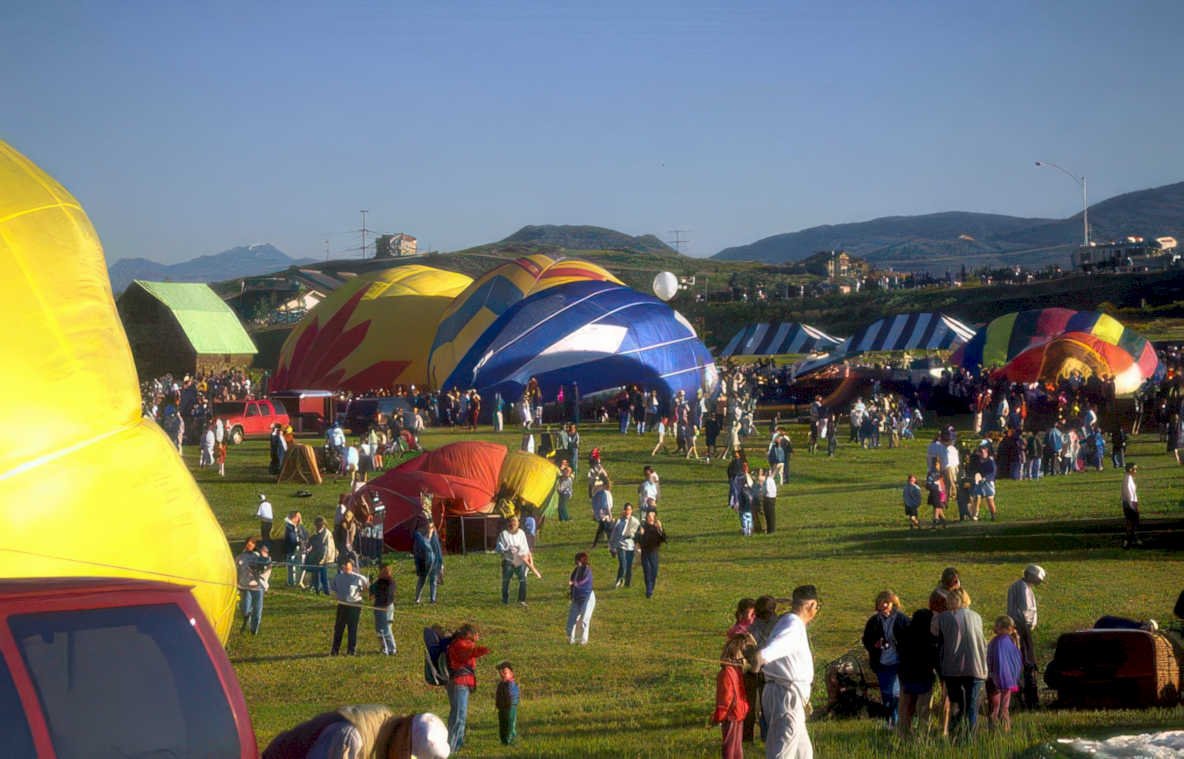 hot air balloons 22 Vintage A4 Photo Print