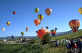 hot air balloons 30 Vintage A4 Photo Print