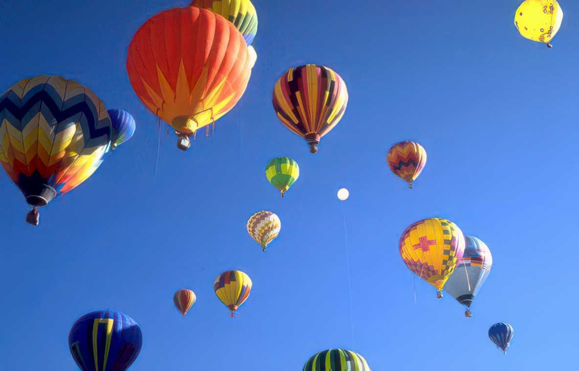 hot air balloons 31 Vintage A4 Photo Print