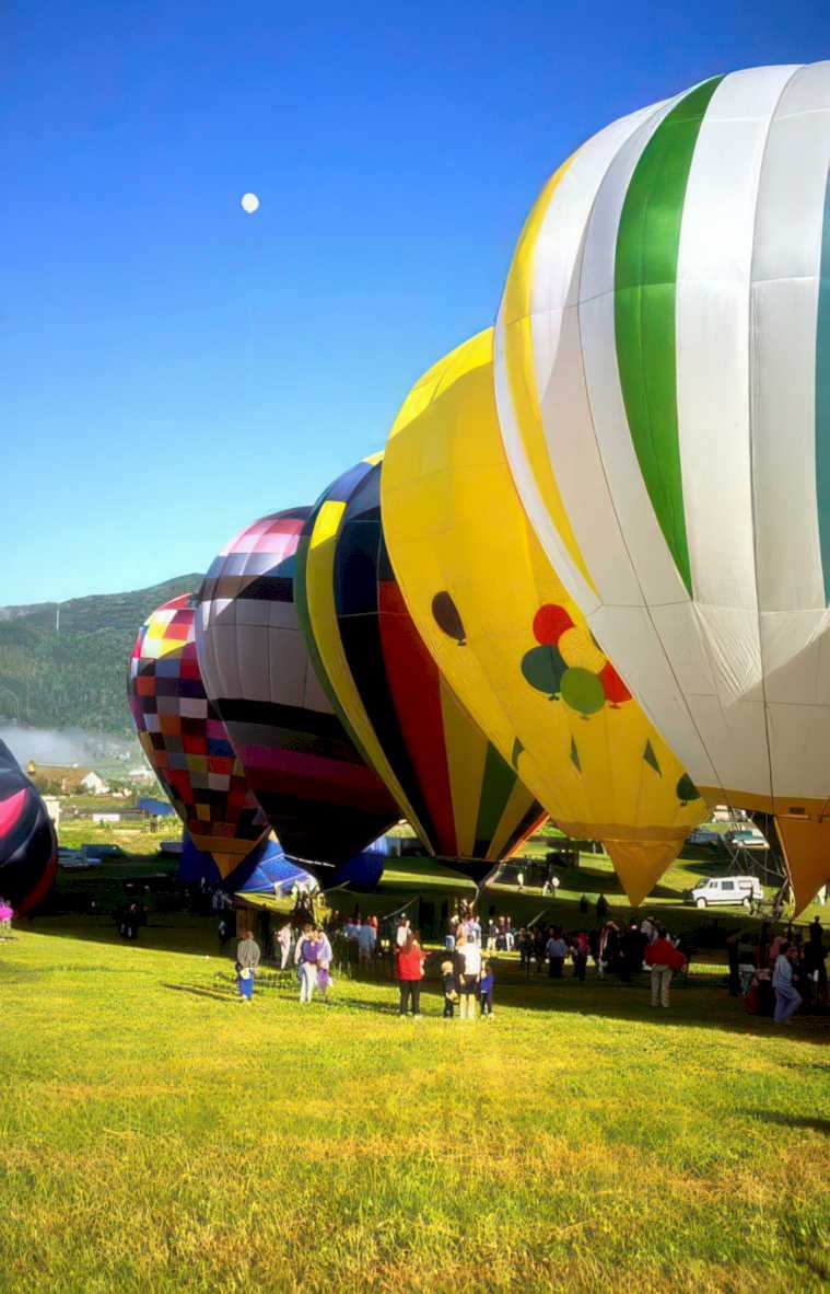 hot air balloons 33 Vintage A4 Photo Print