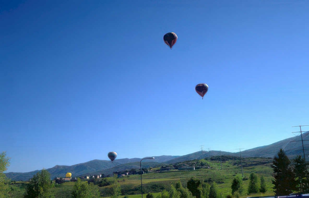 hot air balloons 41 Vintage A4 Photo Print