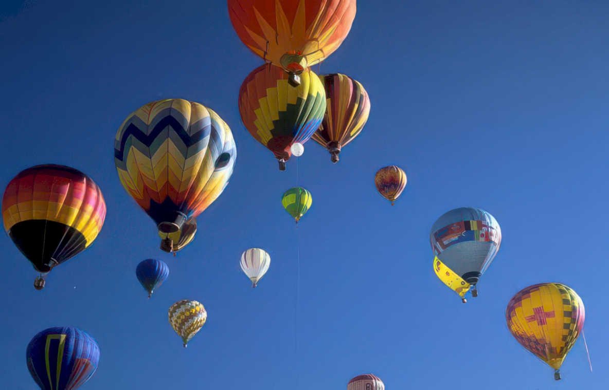 hot air balloons 48 Vintage A4 Photo Print