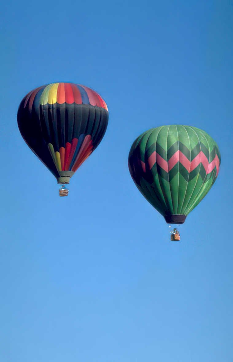 hot air balloons 59 Vintage A4 Photo Print