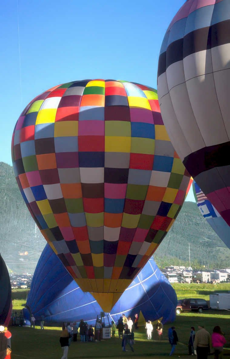 hot air balloons 61 Vintage A4 Photo Print