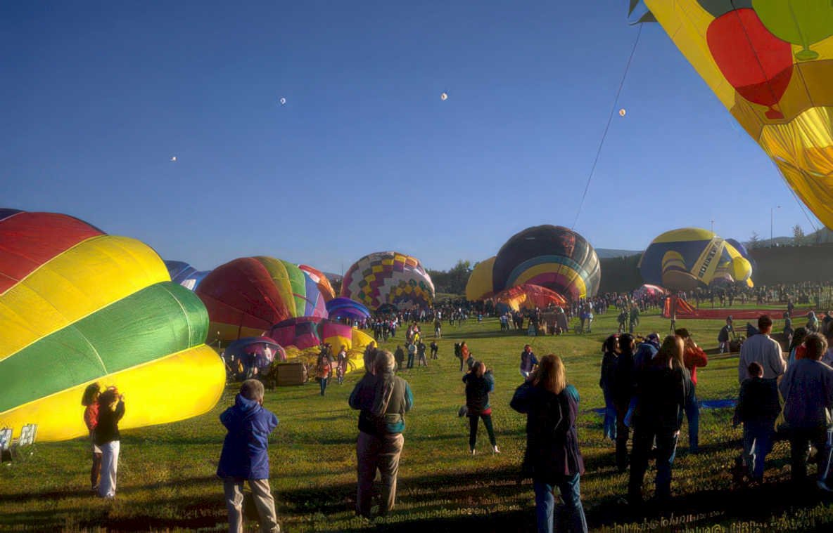 hot air balloons 7 Vintage A4 Photo Print