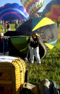 hot balloon crew Vintage A4 Photo Print
