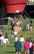 hot balloon launch 3 Vintage A4 Photo Print
