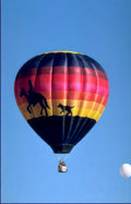 hot balloon ride 3 Vintage A4 Photo Print