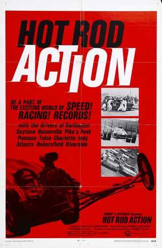 hot rod action  01 film star poster A4 Photo Print