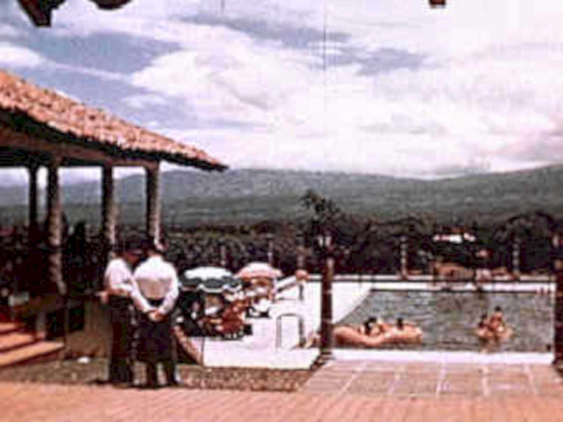 hotel pool costa1980s 1990s A4 Photo Print