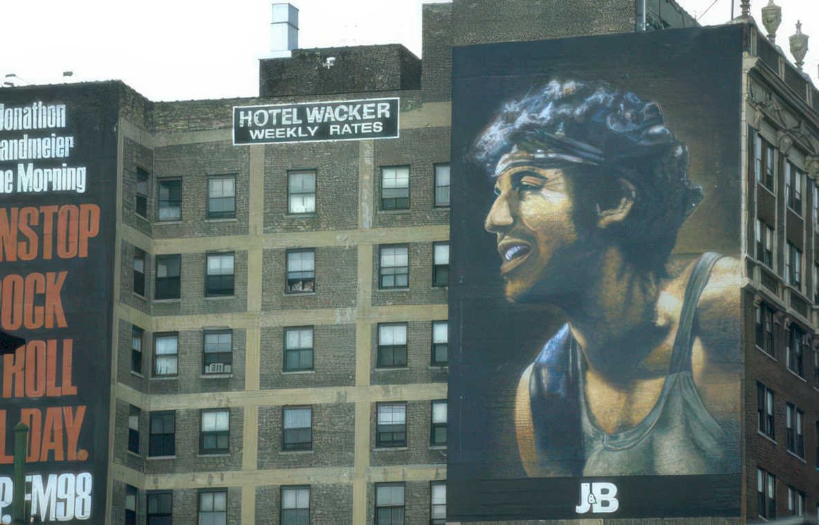 hotel wacker simmons Vintage A4 Photo Print