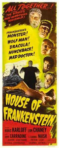 house of frankenstein  04 film star poster A4 Photo Print