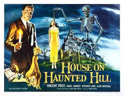 house on haunted hill  02 film star poster A4 Photo Print