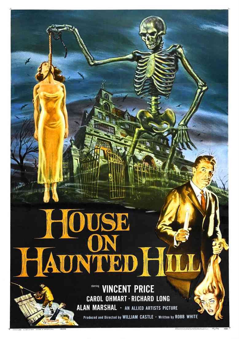 house on haunted hill poster 01 A4 Photo Print