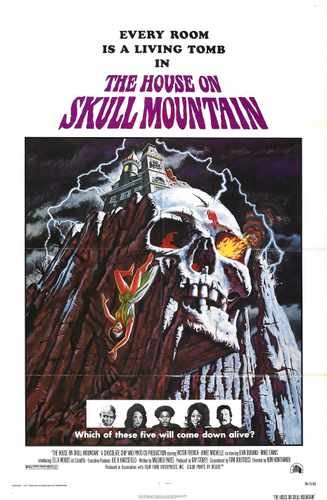 house on skull mountain  01 film star poster A4 Photo Print