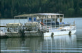 houseboat lake washington Vintage A4 Photo Print
