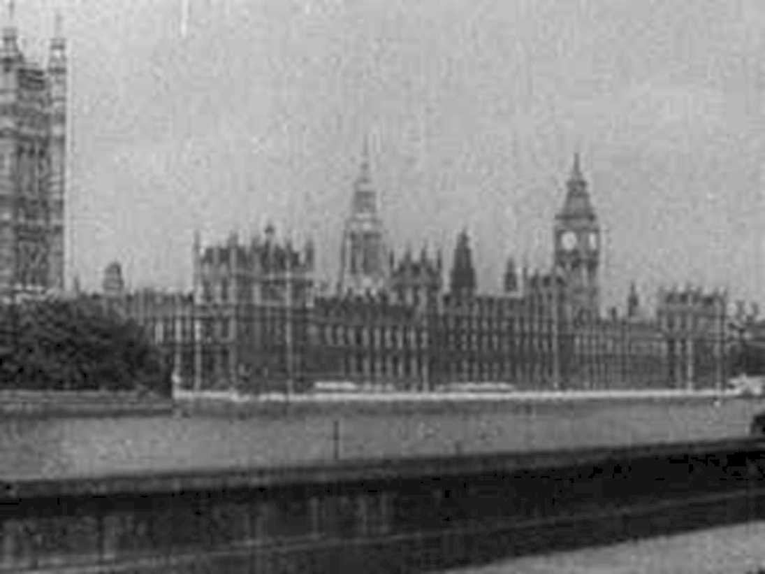 houses big ben1980s 1990s A4 Photo Print