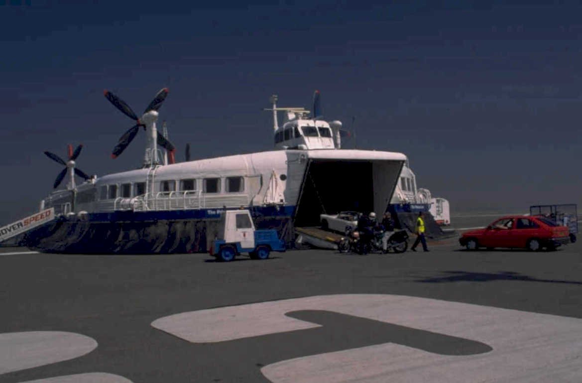 hovercraft ferry speed 1980s 1990s A4 Photo Print