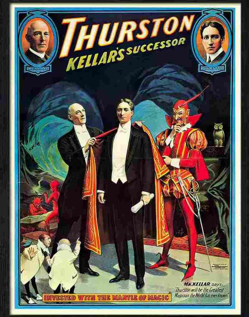 howard thurston magic poster 1908 2 Advert A4 Photo Print