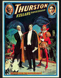 howard thurston magic poster 1908 Advert A4 Photo Print