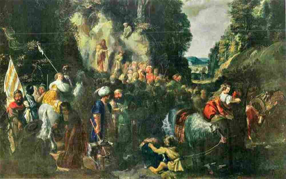 hulsman saint john the baptist preaching Art A4 Photo Print