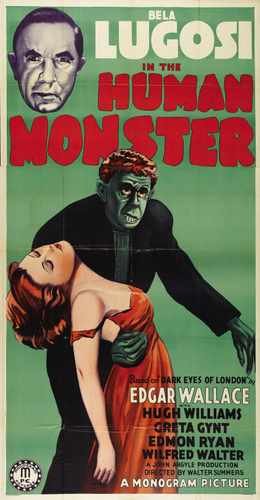 human monster  01 film star poster A4 Photo Print