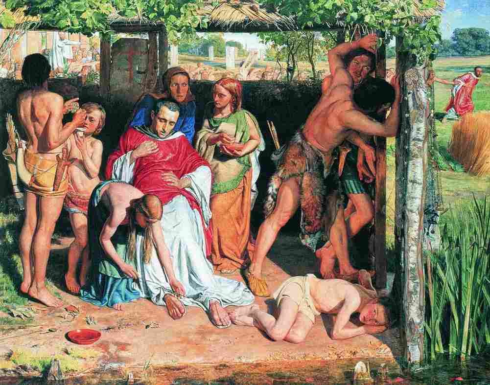 hunt A Converted British Family Art A4 Photo Print