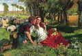 hunt The Hireling Shepherd Art A4 Photo Print