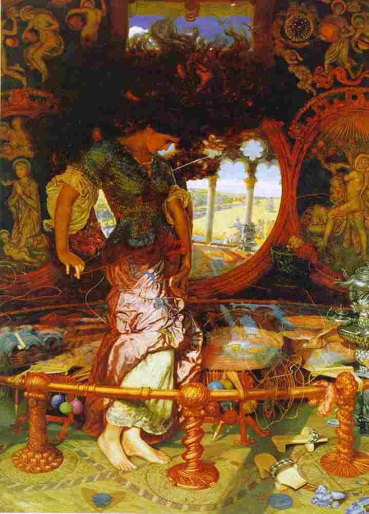 hunt The Lady of Shalott Art A4 Photo Print