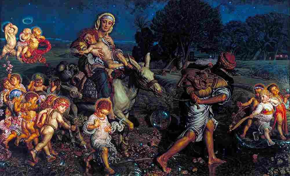 hunt The Triumph of the Innocents Art A4 Photo Print