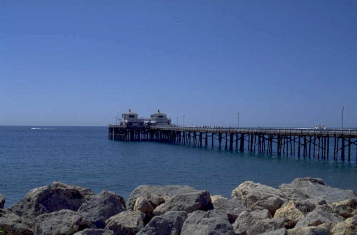 huntington beach pier 1980s 1990s A4 Photo Print