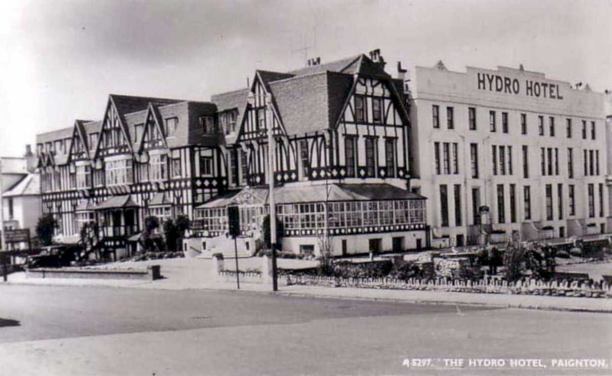 hydro hotel paigntonVintage 1880s 1900s A4 Photo Print