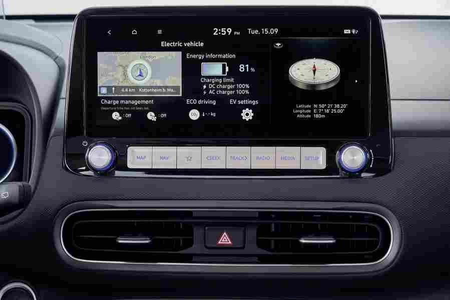 hyundai kona electric 2020 6972 2 Car A4 Photo Print